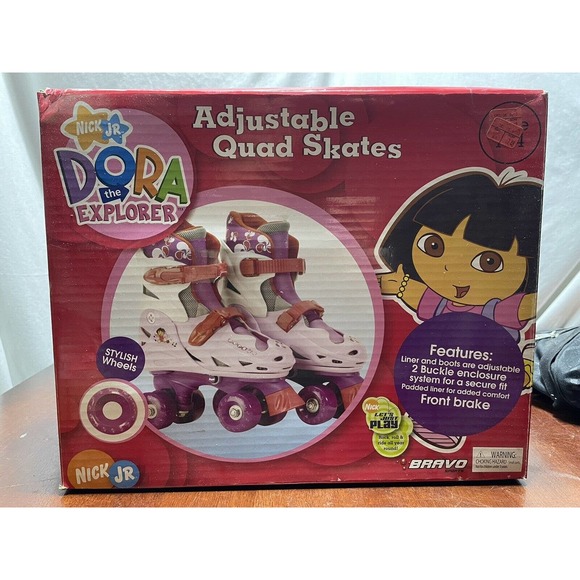 Dora Shoes Vintage 206 Dora The Explorer Adjustable Quad Roller